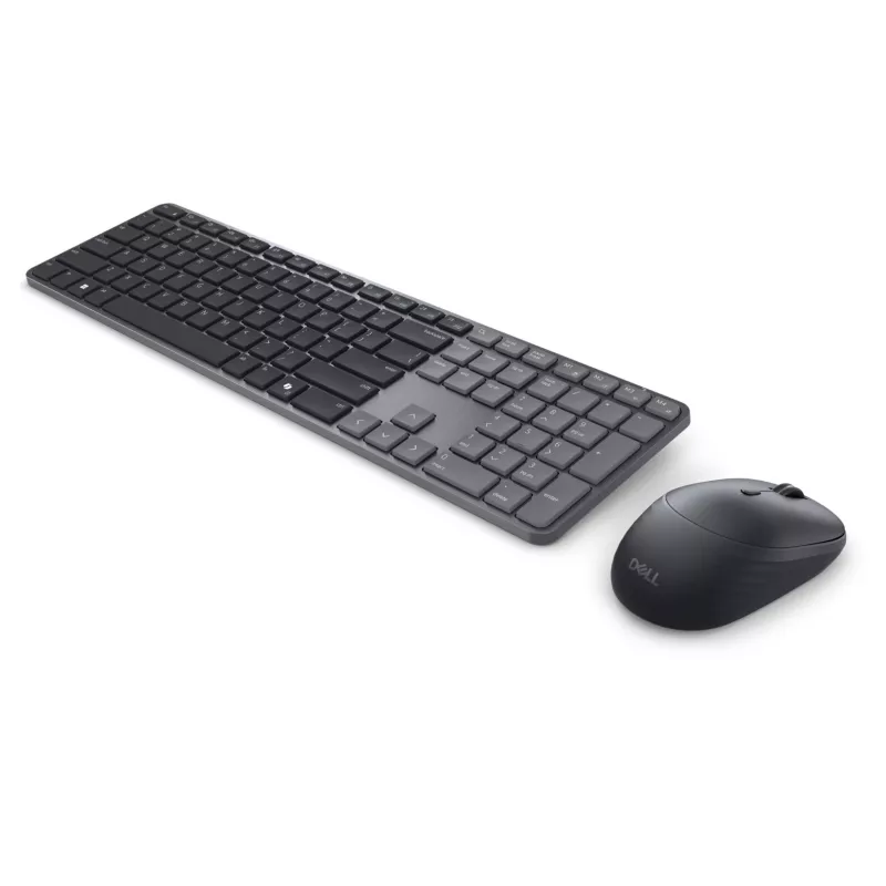 DELL Pro 7 schlank KM726 Tastatur Maus enthalten Home/Office RF Wireless + Bluetooth QWERTY US International Schwarz