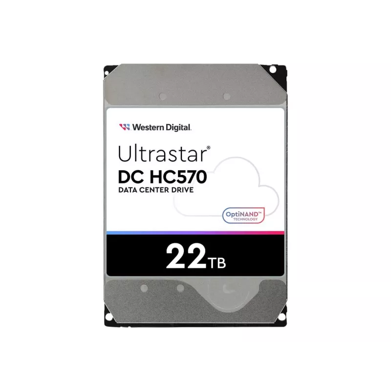 3,5 Zoll SAS HDD Western Digital Ultrastar DH HC570 22 TB, 12 Gbit/s, 7200 U/min, 512 MB Cache