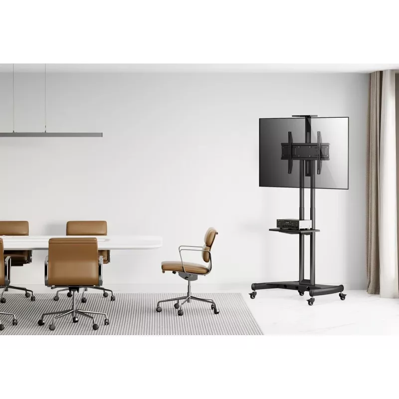 Art Mobiler TV-Ständer + Halterung für 32-70 Zoll Fernseher, 45 kg, S-12, VESA 600x400