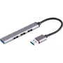 USB Hub S/CONN 13-50001 USB 3.2 Gen 1 Typ-A 5000 Mbit/s Grau