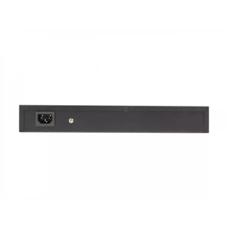 Unmanaged Switch LANBERG RSFE-16P-2C-150 — 18-Port Gigabit, 16 PoE+/2 SFP, 150 W gesamt, 1U Rack, Metall, Schwarz