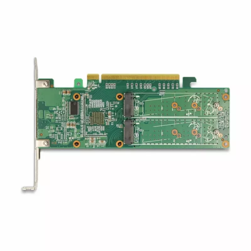DeLOCK PCI Express x16 Karte auf 4 x interne NVMe M.2 Key M – Low-Profile-Formfaktor