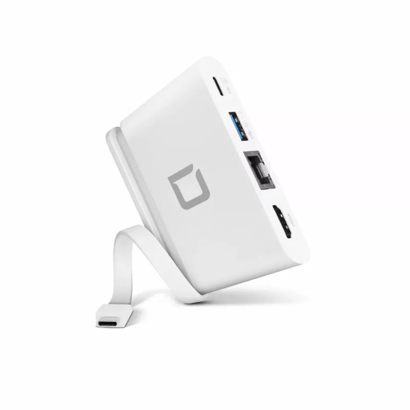 DICOTA USB-C Portable Docking 4-in-1 mit HDMI - Dockingstation - USB-C - HDMI (D31730)