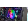 Luftkühler TACENS Mars Gaming MCPU-LCD, 120-mm-Lüfter, TDP 300 W, unterstützt LGA1700/1200/115x/1366 und AM4/AM5, schwarz