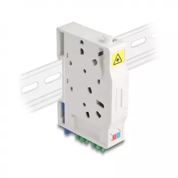 Netzwerk-Kabel DeLOCK Glasfaser-Anschlussbox 85936 LC Duplex Weiß