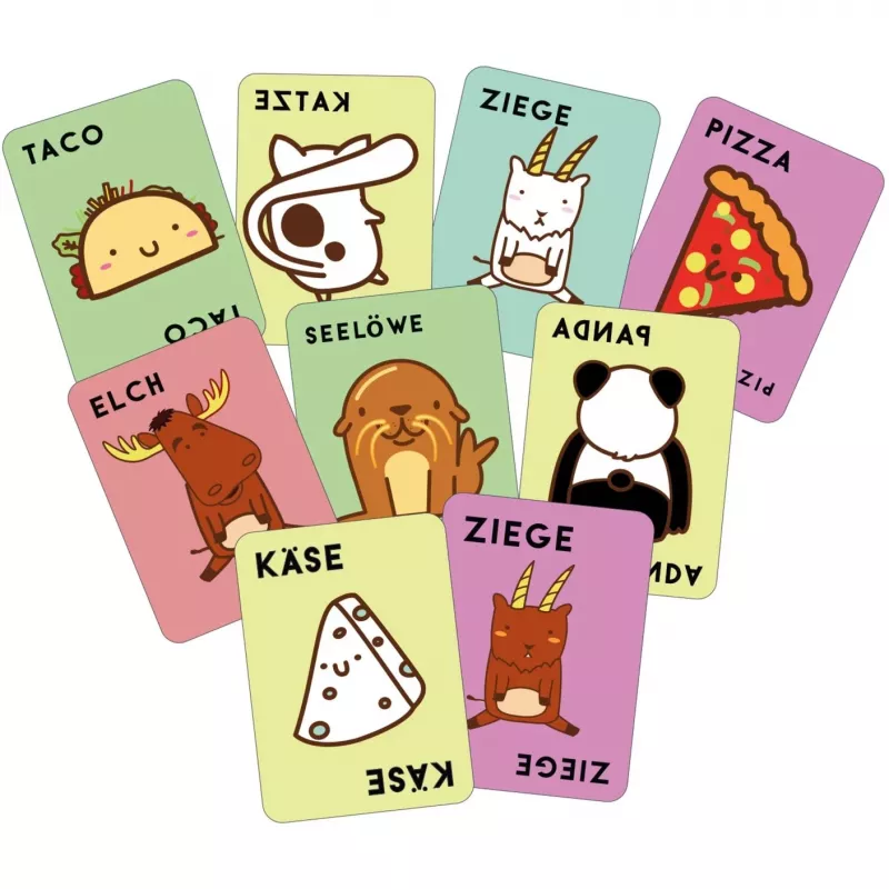 Taco Cat Goat Cheese Pizza: Voll verdreht, Kartenspiel