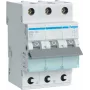 Hager MBS340. Bemessungsstrom: 40 A. Typ: B-Charakteristik, Modulanzahl (max.): 3 Module. Breite: 52,5 mm, Tiefe: 70 mm, Höhe: 83,4 mm (MBS340)