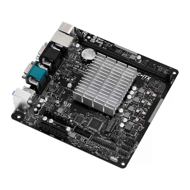 ASRock N100DC-ITX - Intel Quad-Core Prozessor N100 (bis zu 3,4 GHz) DDR4- 2 SATA3, unterstützt Intel Turbo Boost Technology Mini ITX (280) Mainboards