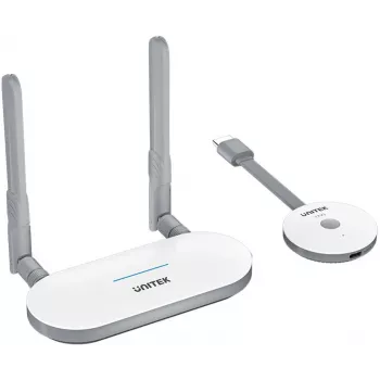 Drahtloses HDMI-AV-Signalübertragungssystem Unitek V1183A01, Sender und Empfänger, Reichweite bis zu 50 m