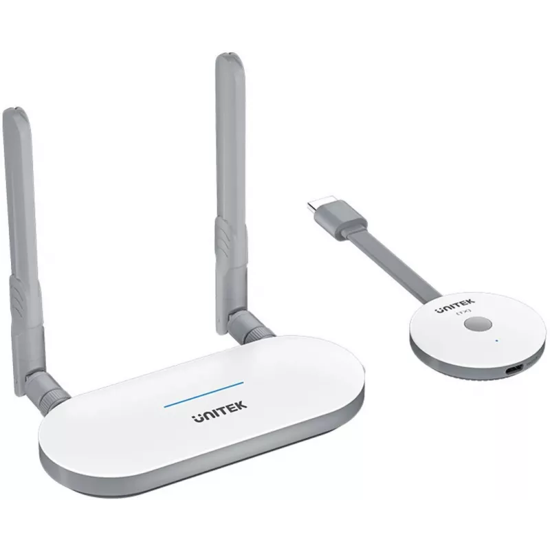 Drahtloses HDMI-AV-Signalübertragungssystem Unitek V1183A01, Sender und Empfänger, Reichweite bis zu 50 m