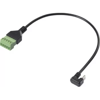 Renkforce USB-C-Adapterkabel abgewinkelt [1x Stecker - 1x Klemmanschluss] RF-6443970 (RF-6443970)