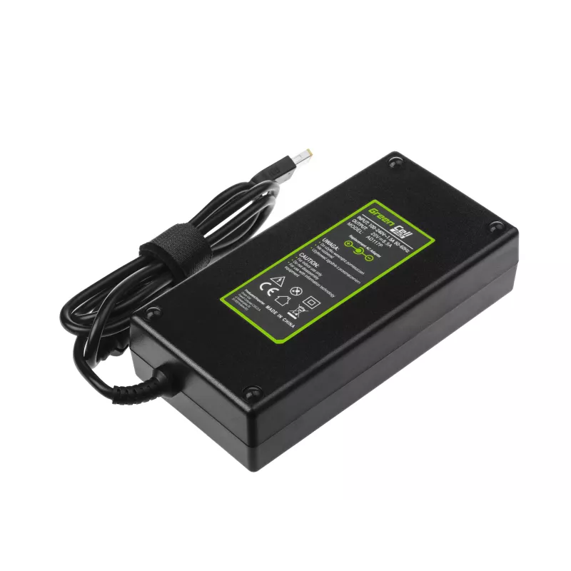 Netzteil Grün Cell AD117P 170W 20V 8,5A für Lenovo-Laptops, Innenbereich AC/DC, schwarz