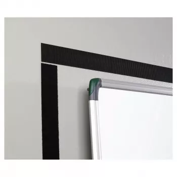 VELCRO Klettband Extra Stark Selbstklebend, Haken & Flausch 50mm x 2.5m Schwarz