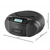 Radio-Player JVC RC-E444B Schwarz mit CD-Player und UKW-Tuner