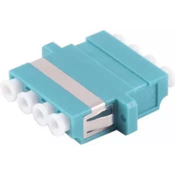 Glasfaser-Steckverbinder ShiverPeaks 07-60042 LC-LC Quad Aqua