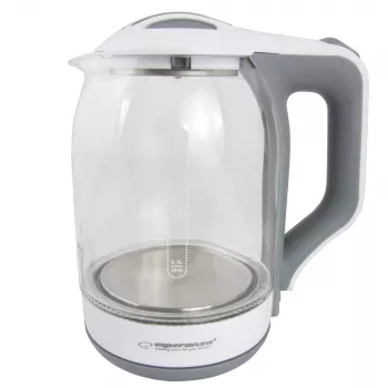 Elektrischer Wasserkocher Esperanza 1,7 L 1500 W Weiß Mehrfarbig