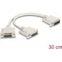 DeLOCK 65833 Serielles Kabel Beige 0,3 m DB-15 2 x DB-15