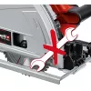 Tauchsäge TE-PS 165, Handkreissäge Rot/Schwarz, 1.200 Watt