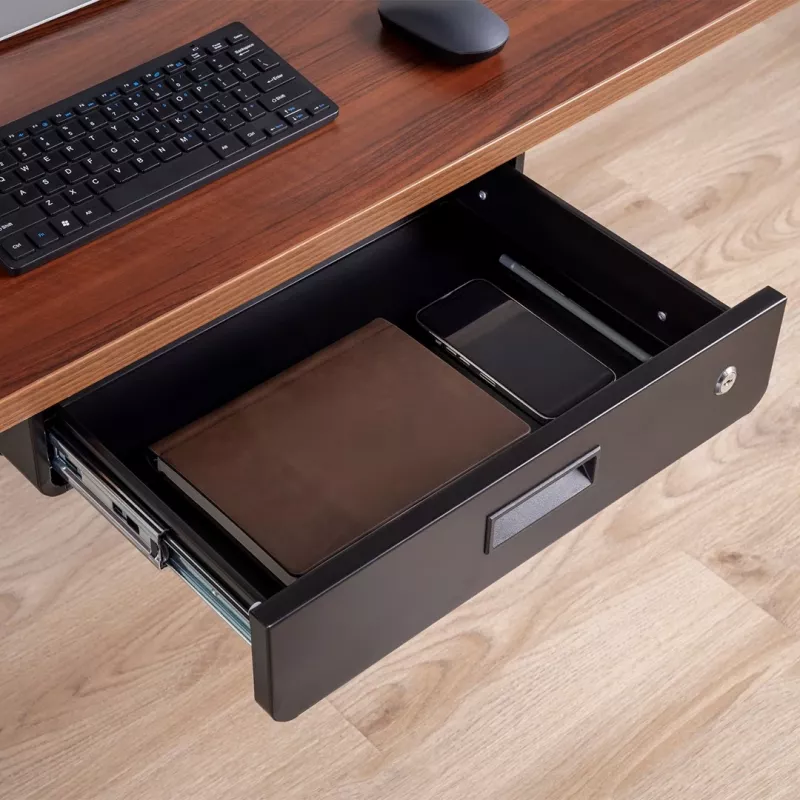 Schreibtischschublade MACLEAN MC-461 ergonomisches kompaktes Design, einfache Montage, Untertisch-Zubehör