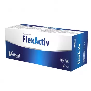 Gelenkergänzungskapseln Vetfood FlexActiv für Hunde und Katzen, 120 Kapseln, 150 g, Tablettenform