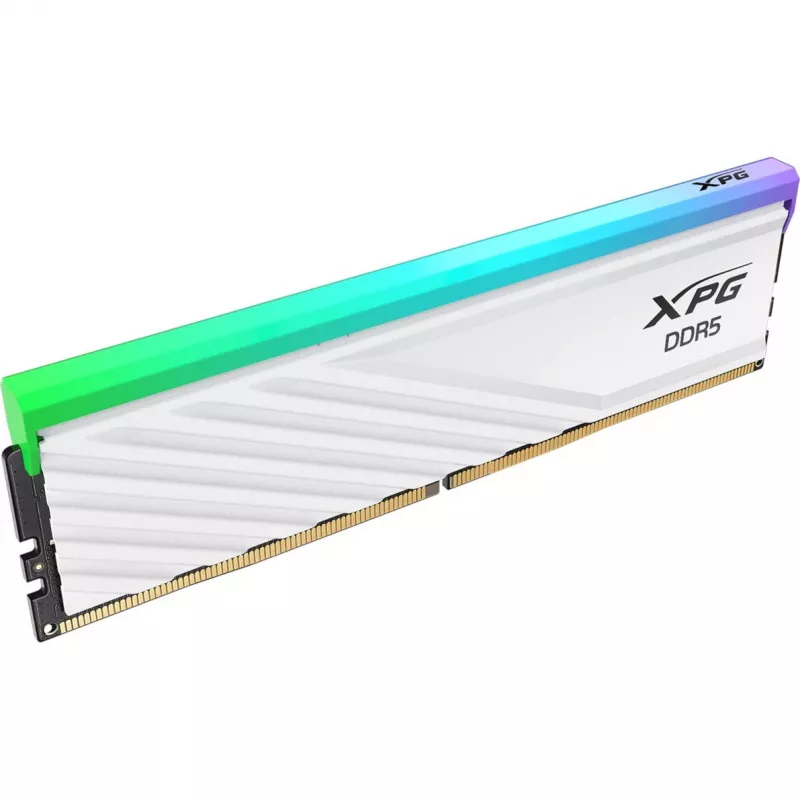 ADATA DDR5 16GB 6000 CL36 Einzelmodul — XPG Lancer Blade RGB, INTEL XMP & AMD EXPO (weiß)