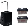 Tragbares drahtloses PA-System Omnitronic MOM-10BT4 mit Bluetooth, 2x wiederaufladbare Batterie