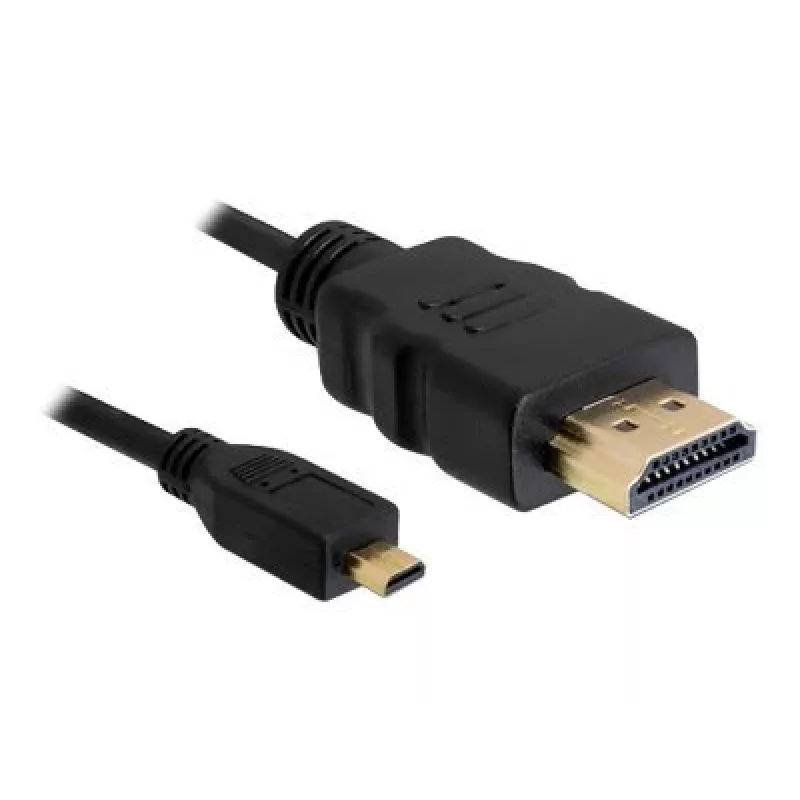 DeLOCK - Video- / Audiokabel - HDMI - 32 AWG - HDMI, 19-polig (M) - 19-polig Micro-HDMI (M) - 3 m (82663)