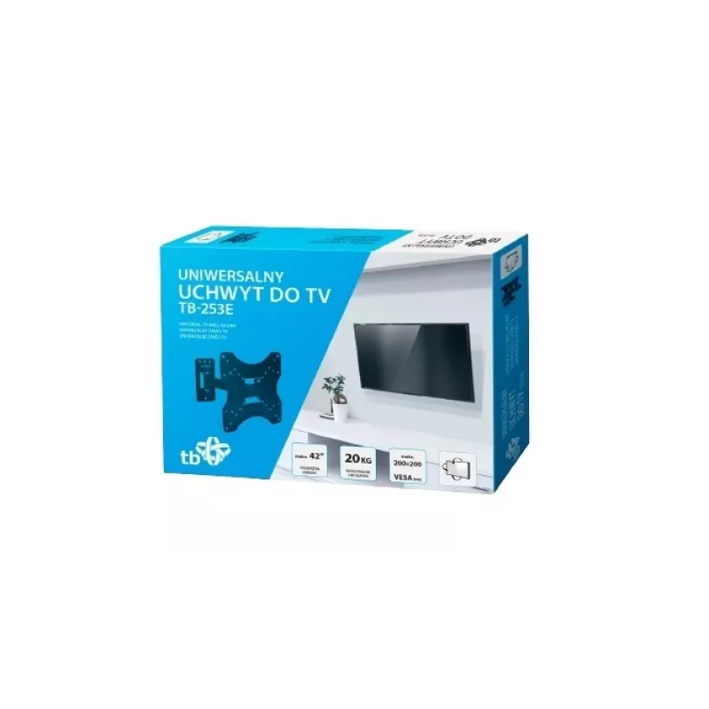 TV-Wandhalterung TB TB-253E für Fernseher bis 42 Zoll • max. Belastung 20 kg • VESA 200x200