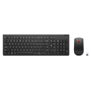 Kabelloses Tastatur-Maus-Set Lenovo Essential Wireless Combo Gen2 — schwarz, kompaktes Layout, kabellose Verbindung