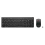 Kabelloses Tastatur-Maus-Set Lenovo Essential Wireless Combo Gen2 — schwarz, kompaktes Layout, kabellose Verbindung