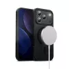 Handyhülle Crong MagSafe für iPhone 17 Pro – Hybrid Schwarz
