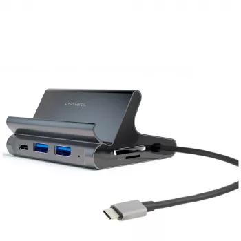 Haltevorrichtung für Tablet/Smartphone 7in1 Dex HDMI/RJ45