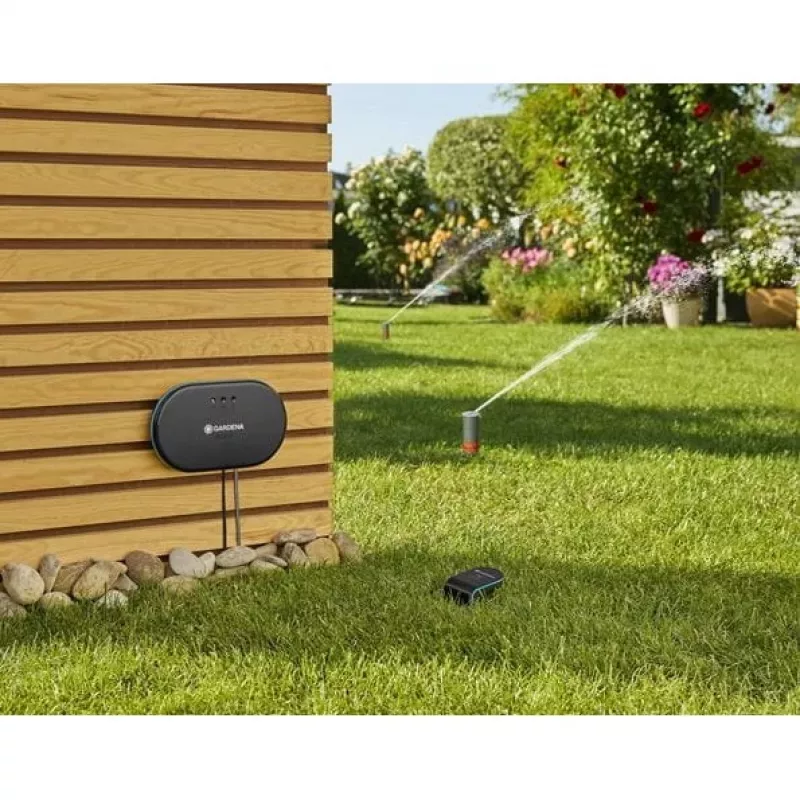 Gardena Set Smart Irrigation Control Sensor: Bewässerungscomputer für bis zu 6 Ventile (24 V)
