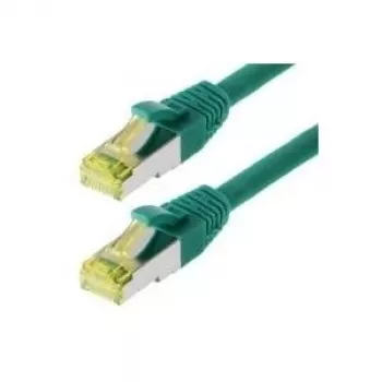 Ethernet-Patchkabel helos Cat 6a S/FTP PIMF, grün, 2 m