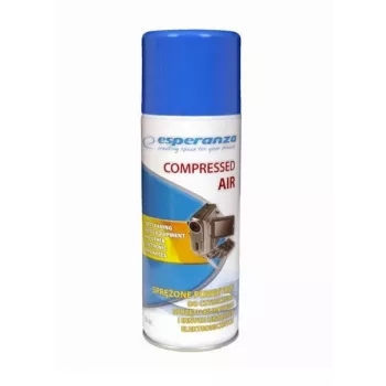 Druckluftspray ESPERANZA ES103 400 ml, blau/weiß, hinterlässt keine Kratzer
