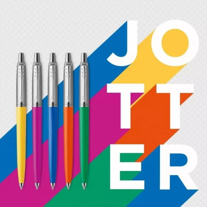 Einklipsbarer Druckkugelschreiber Parker Jotter Originals Blau