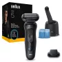 Elektrorasierer BRAUN SHAVER 52‑N7200cc Schwarz — Folienrasierer, wiederaufladbar, Nass- & Trockenrasur