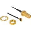 Antenne DeLOCK RP-SMA WL I-PEX M / RP-SMA F Schwarz