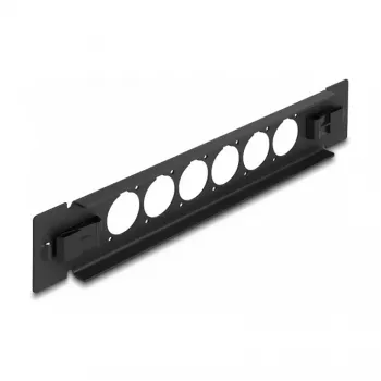 Patchpanel DeLOCK 10 Zoll D-Type 6 Port werkzeugfrei schwarz