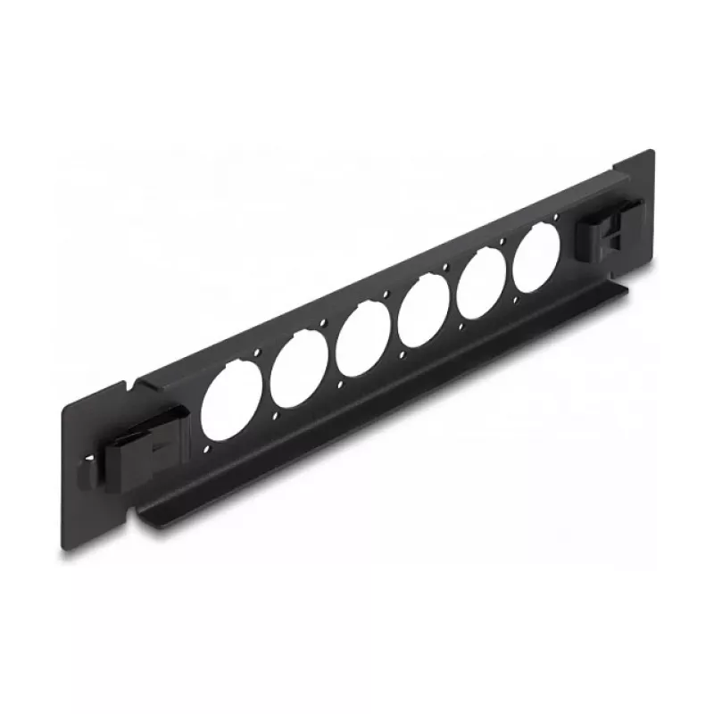Patchpanel DeLOCK 10 Zoll D-Type 6 Port werkzeugfrei schwarz