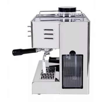 Quick Mill Pegaso, Espressomaschine, Kaffeebohnen, integriertes Mahlwerk, 1200 W, Edelstahl