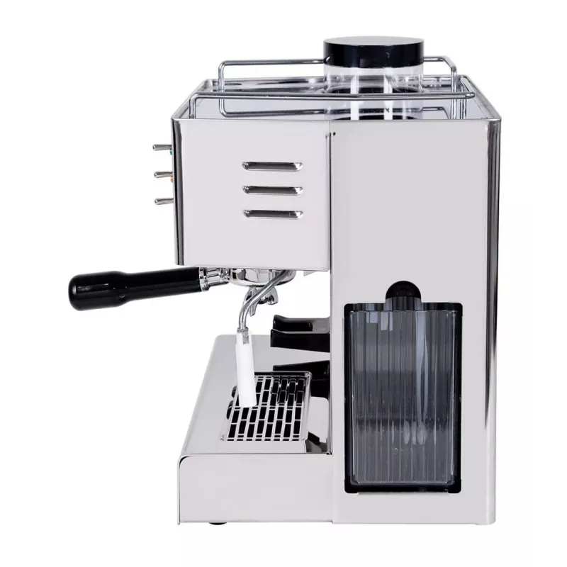 Quick Mill Pegaso, Espressomaschine, Kaffeebohnen, integriertes Mahlwerk, 1200 W, Edelstahl