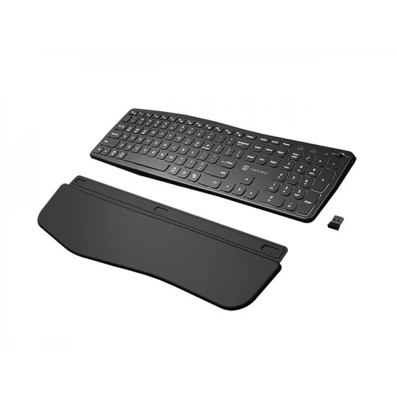 NATEC PORIFERA Tastatur Home/Office Bluetooth QWERTY US International Schwarz