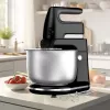 Standmixer Maestro MR-553 mit rotierender Edelstahlschüssel, 600 W, schwarz