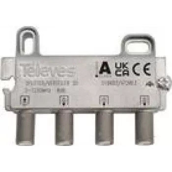 3-fach Verteiler Televes VT38FZ 5–1218 MHz 8 dB – koaxialer HF-Signalverteiler