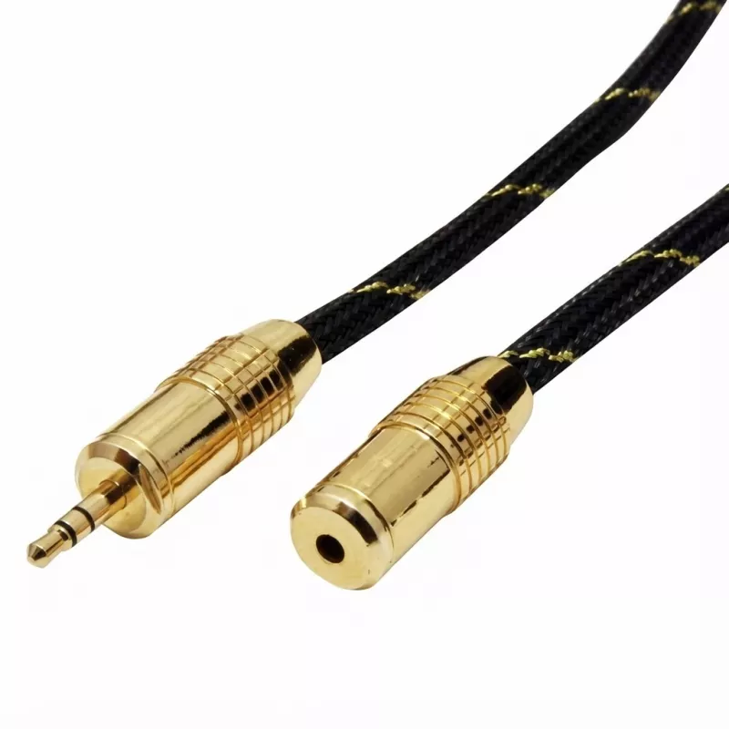 ROLINE GOLD 3,5mm Audio-Verlängerungskabel Stecker/Buchse 5,0m (11.09.4755)