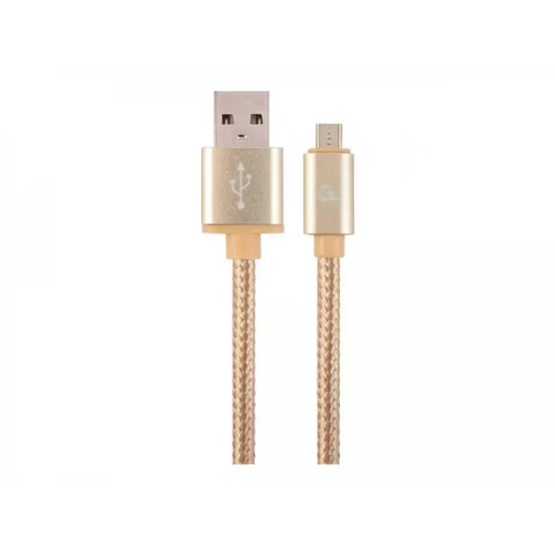 USB 2.0 Kabel GEMBIRD CCB-mUSB2B-AMBM-6 — USB A auf Micro-USB B, 1,8 m, gold