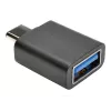 Eaton Tripp Lite Series USB 3.1 Gen 1.5 Adapter USB-C auf USB Typ A M/F 5 Gbps Tablet Smartphone - USB-Adapter - USB Typ A (W) auf 24 Pin USB-C (M) - USB 3.1 - Schwarz (U428-000-F)