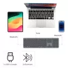 Multi-Device Tastatur- und Maus-Set Schwarz Grau
