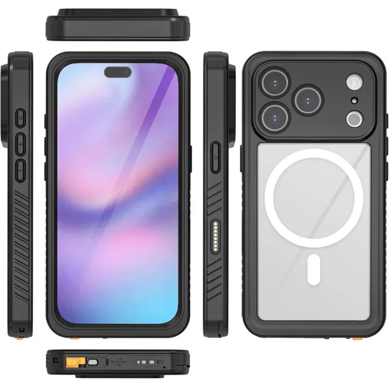4smarts wasserdichte Hülle Stark für Apple iPhone 17 Pro MagSafe-kompatibel (541583)